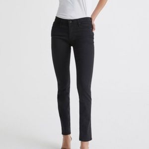 AG La Prima Midrise Cigarette black jeans